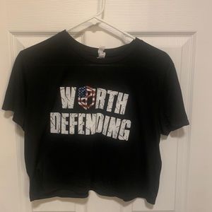 Born primitive women’s crop T-shirt